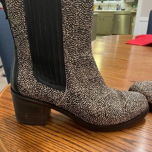 Ugg Camden Exotic calf hair block heel boot